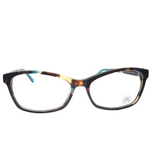 NW 77TH NO SHOW SOCKS BLUE TORTOISE DESIGNER EYEGLASSES 58-18-145 USA